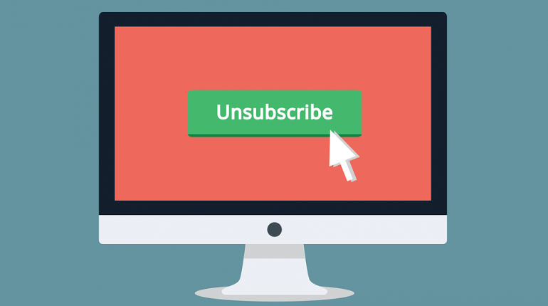 unsubscribing from services online